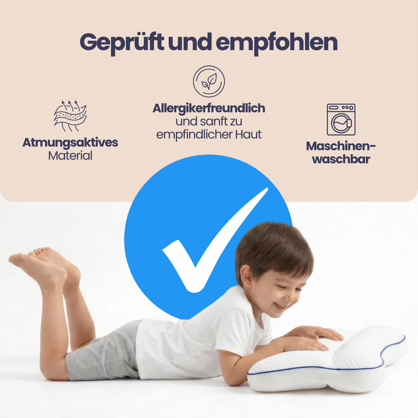 luuniNest™ Ergonomisches Kinderkissen