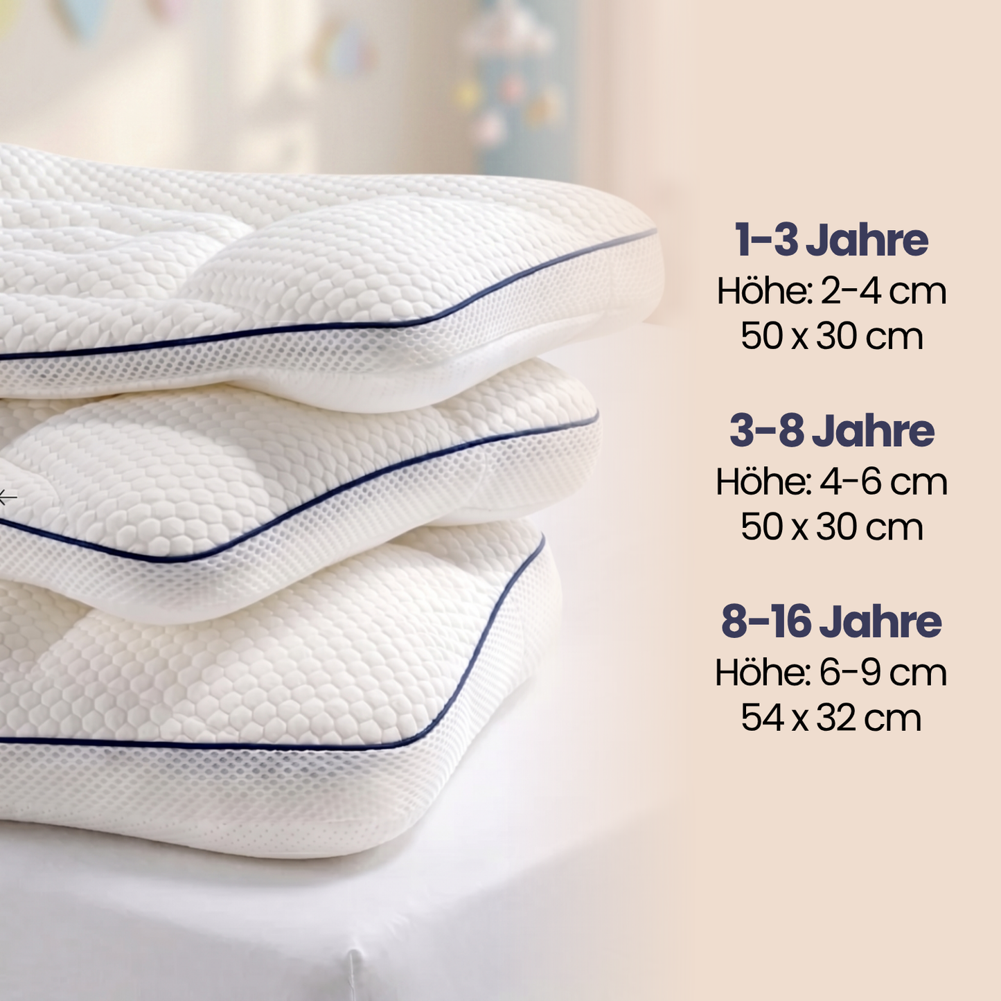 luuniNest™ Ergonomisches Kinderkissen