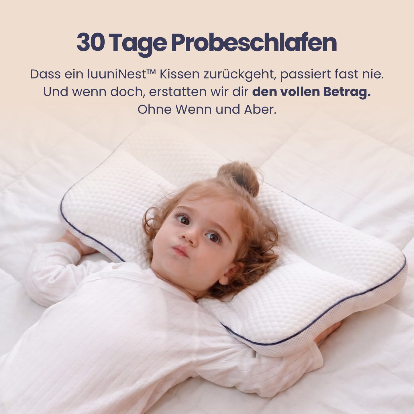 luuniNest™ Ergonomisches Kinderkissen